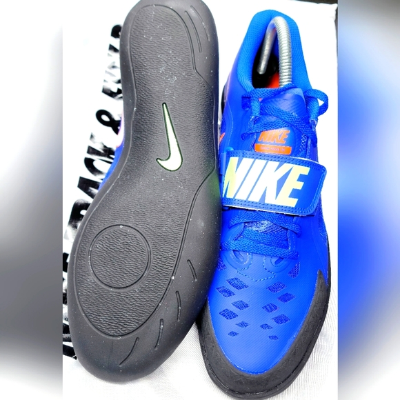 Nike Zoom Rival SD 4 Throwing Shoes Rotational Blue Sz 10.5 Men NIB - Picture 6 of 10